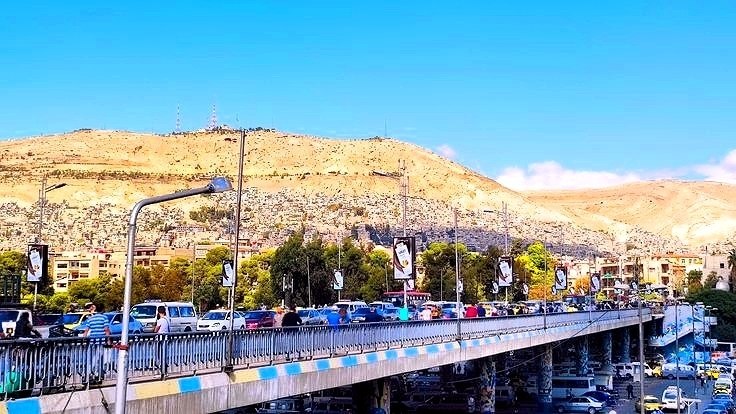 تدعيم عاجل لجسر الحرية في دمشق
