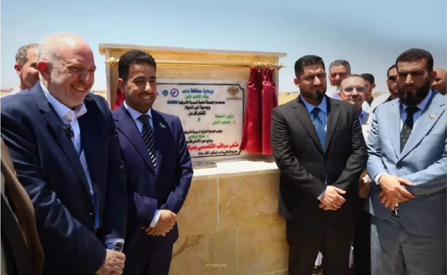 وضع حجر الأساس لمستشفى سراقب التخصصي بريف إدلب