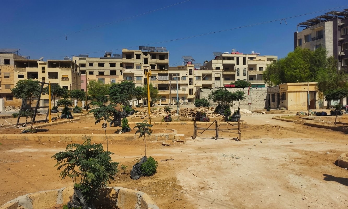 تأهيل 3 حدائق في داريا.. الاستثمار يدخل المساحات الخضراء